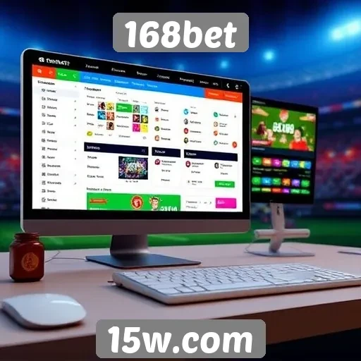 Interface e usabilidade do site 168bet